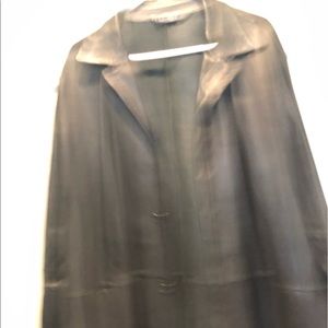 Men’s Hugo Boss Leather Coat